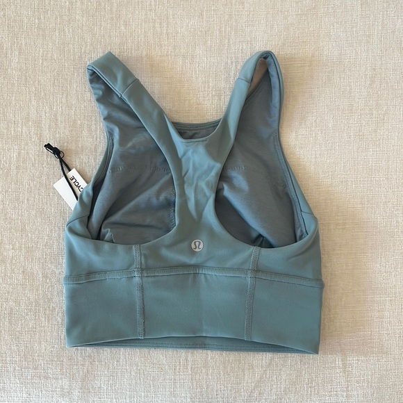 Lululemon Wunder Train Long-Line Top Misty Glade NWT Size 4 - Picture 2 of 2